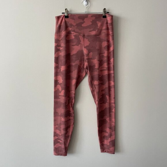 Lululemon 2021 Align High-Rise Pant 28" Camo Print Yoga Leggings Pink 12 - Picture 2 of 7
